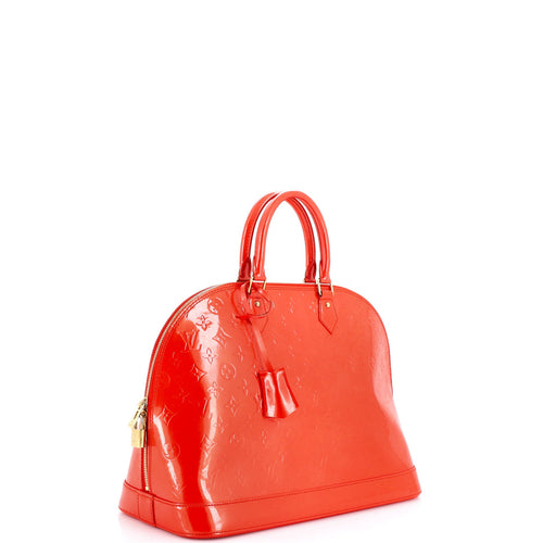 Alma Handbag Monogram Vernis GM