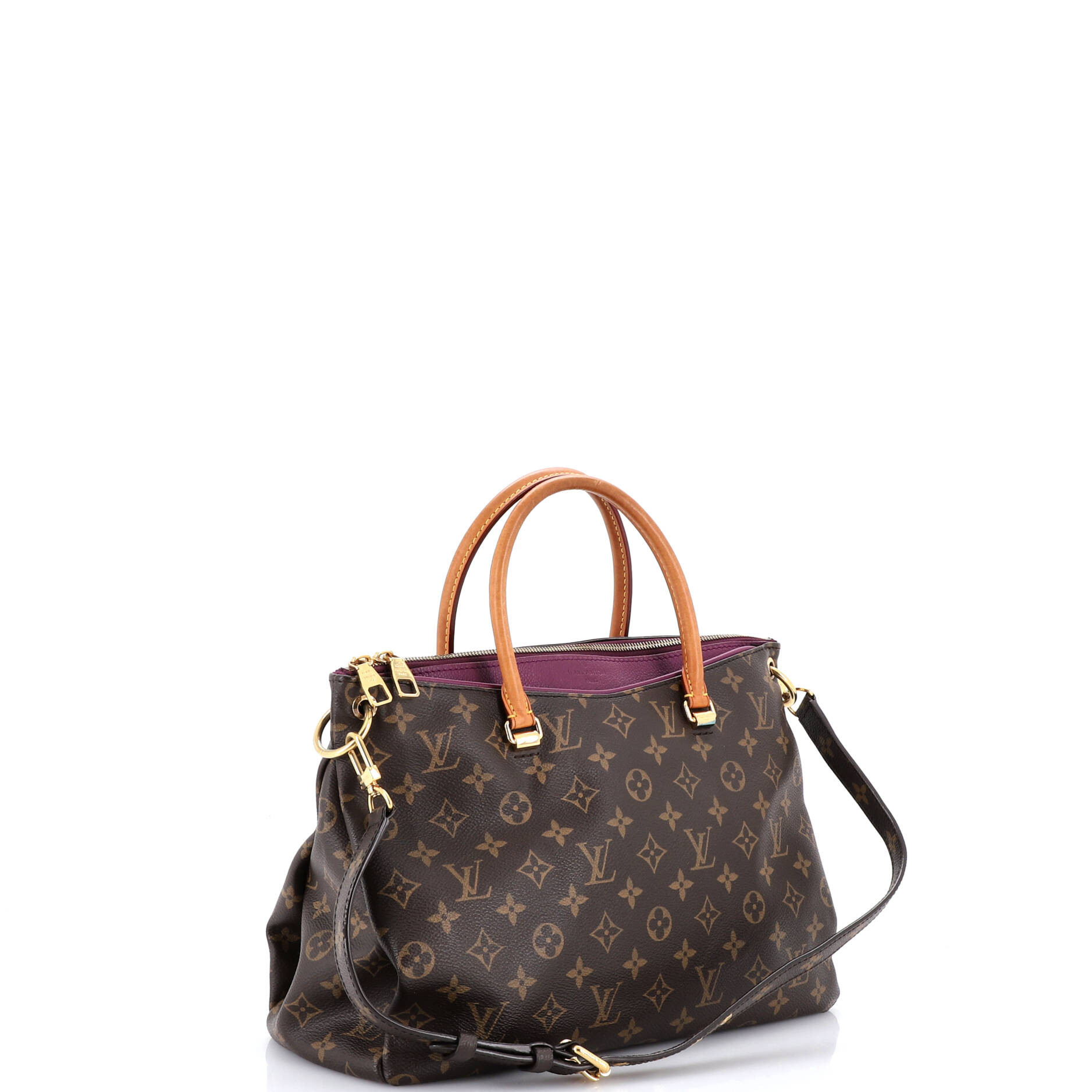 Pallas Tote Monogram Canvas with Leather