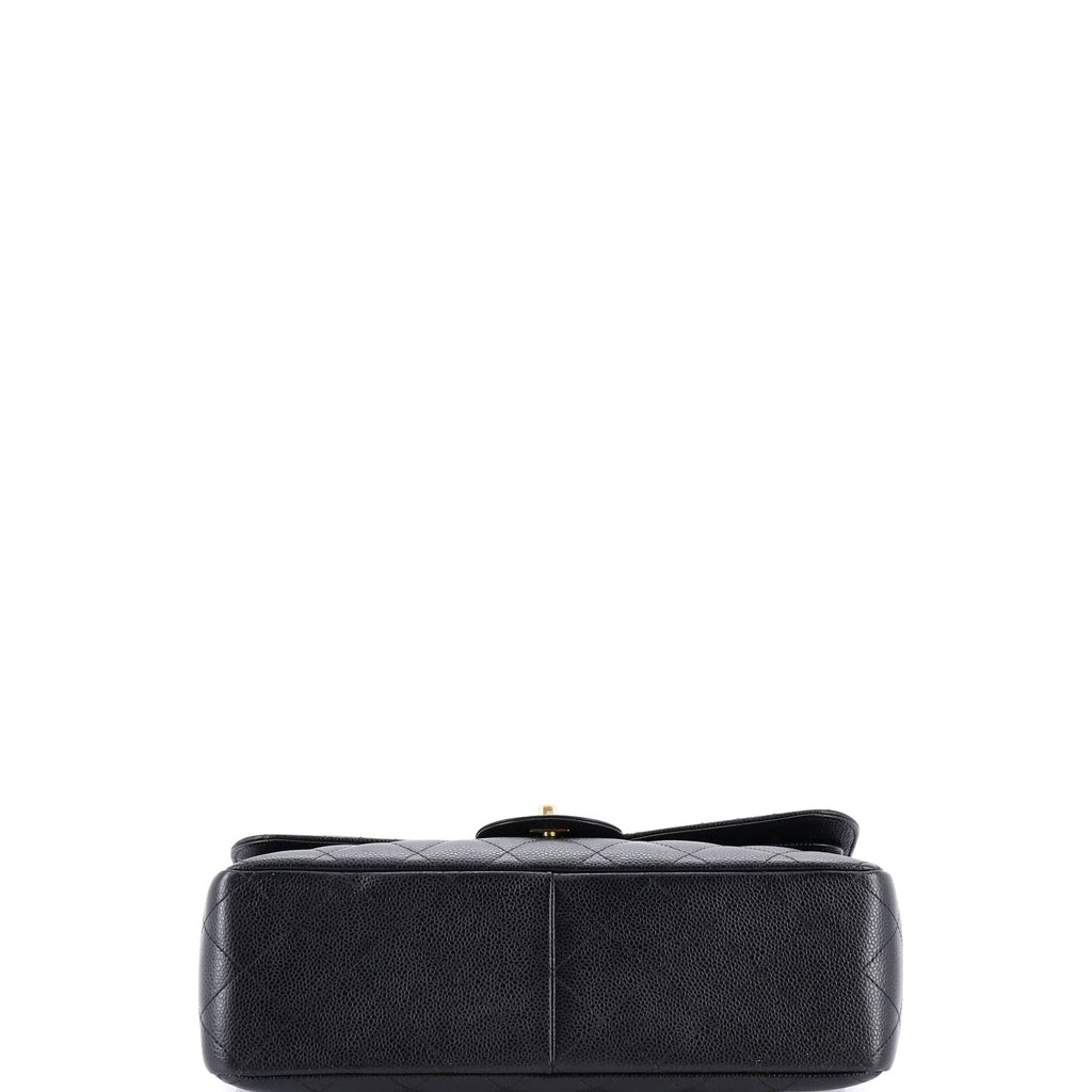 Classic Double Flap Bag Quilted Caviar Jumbo