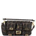 Multipocket Baguette Bag Zucca Canvas