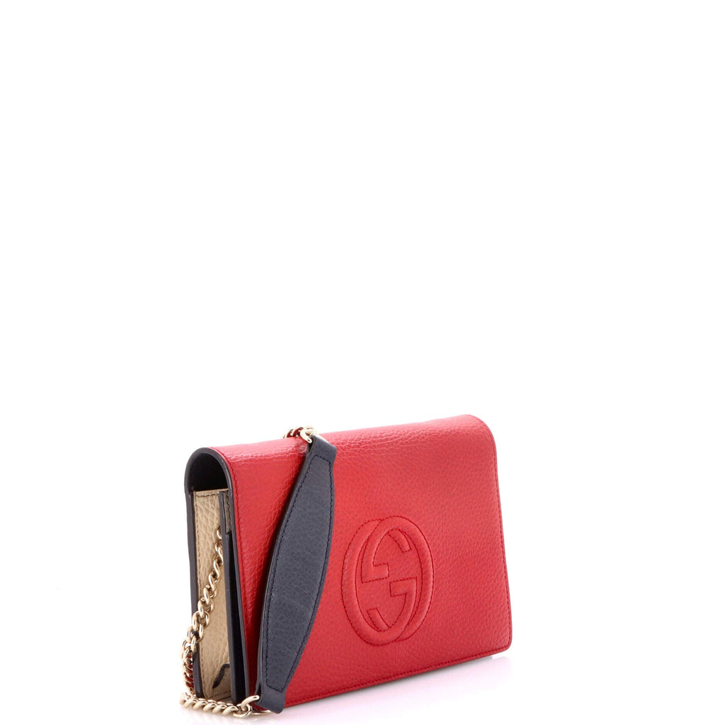 Soho Wallet on Chain Leather