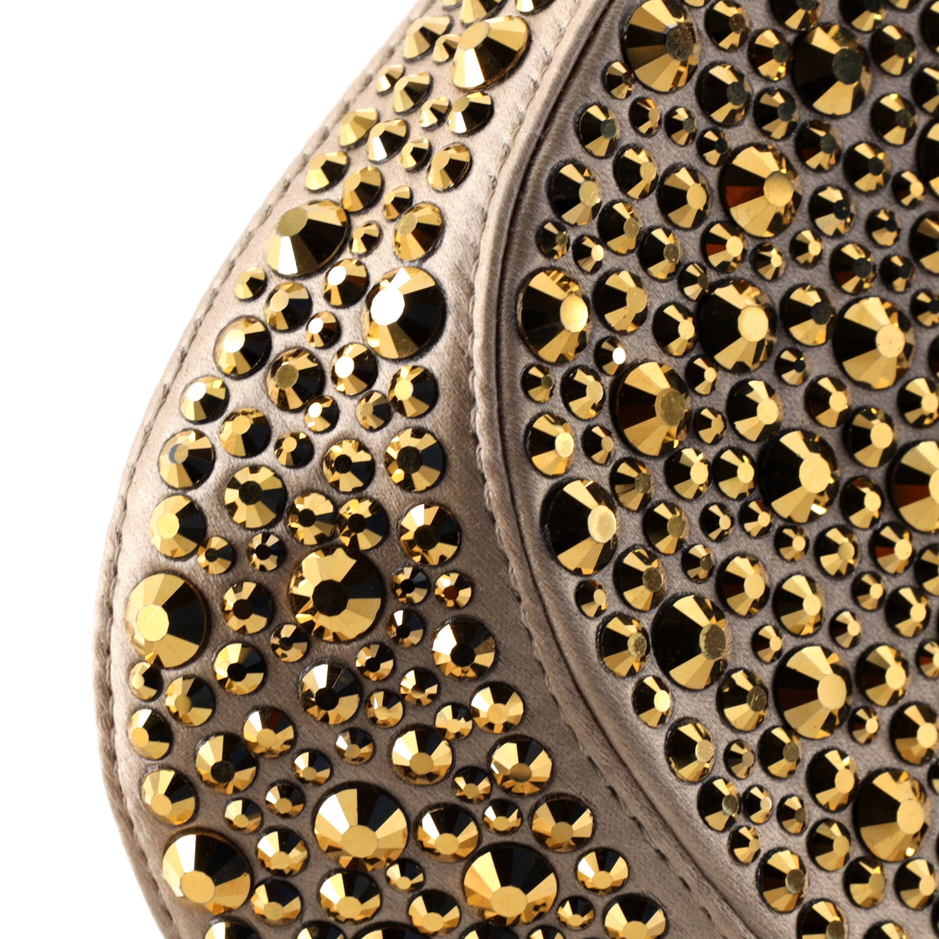Cleo Shoulder Bag Crystal Embellished Satin Small