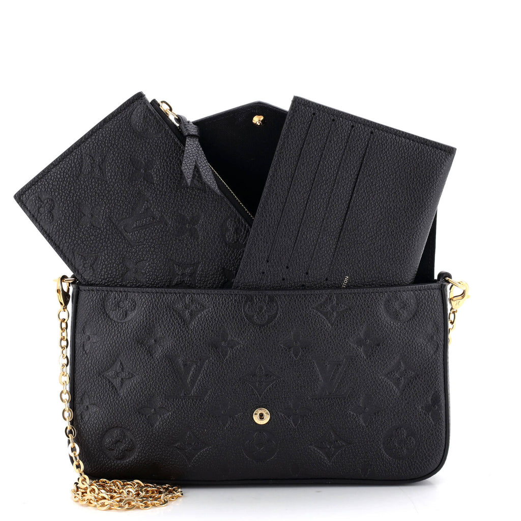 Felicie Pochette Monogram Empreinte Leather