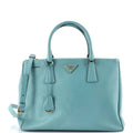 Double Zip Lux Tote Saffiano Leather Medium