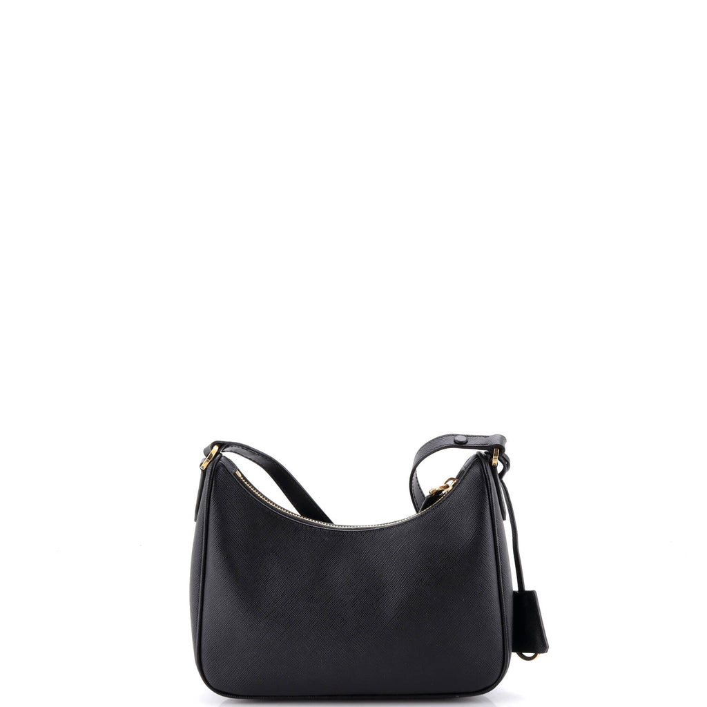 Re-Edition Hobo Saffiano Leather Mini