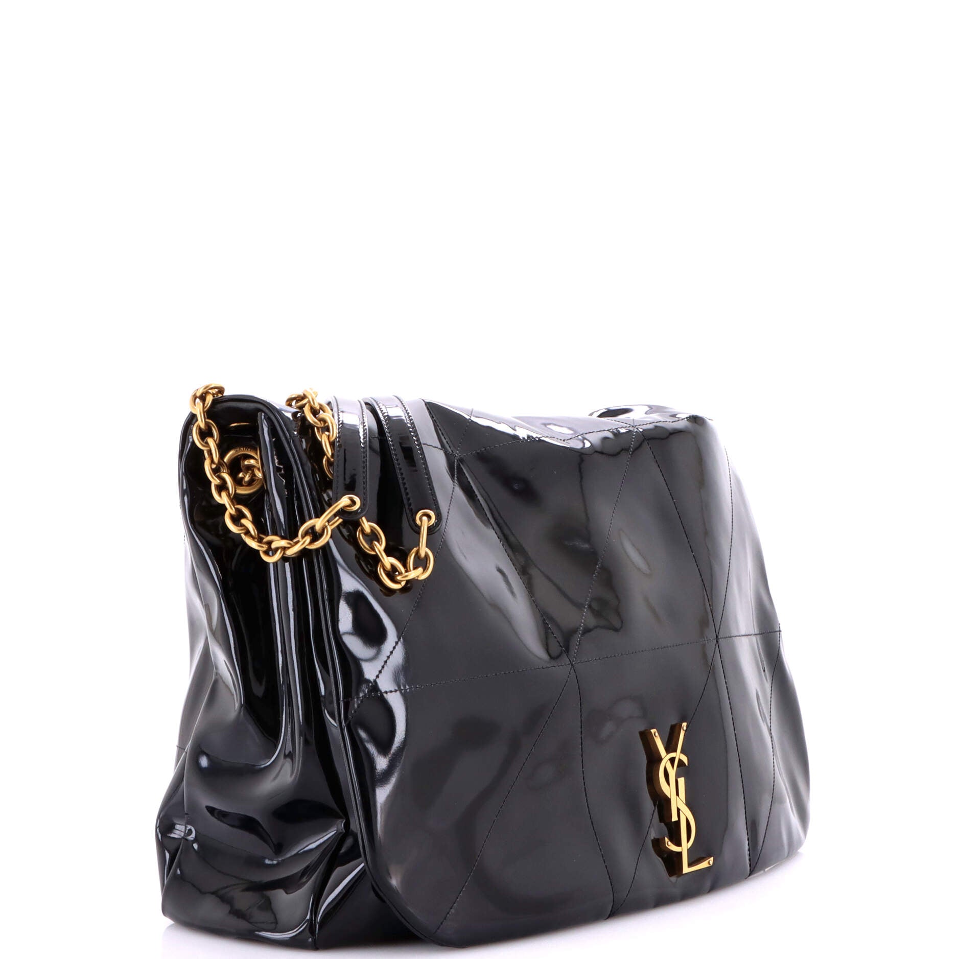 Jamie 4.3 Shoulder Bag Quilted Patent Large