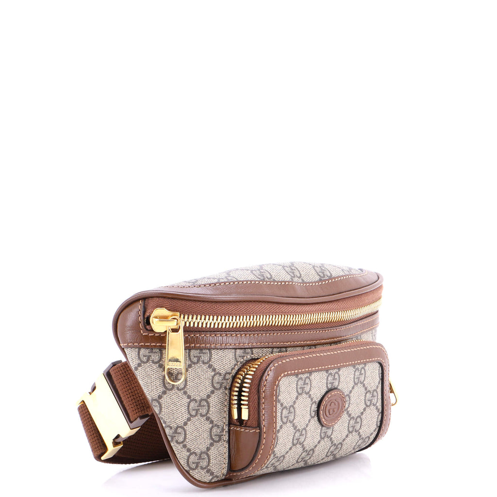 Interlocking G Patch Belt Bag GG Coated Canvas Large
