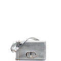 30 Montaigne 2-in-1 Pouch Micro Cannage Metallic Calfskin