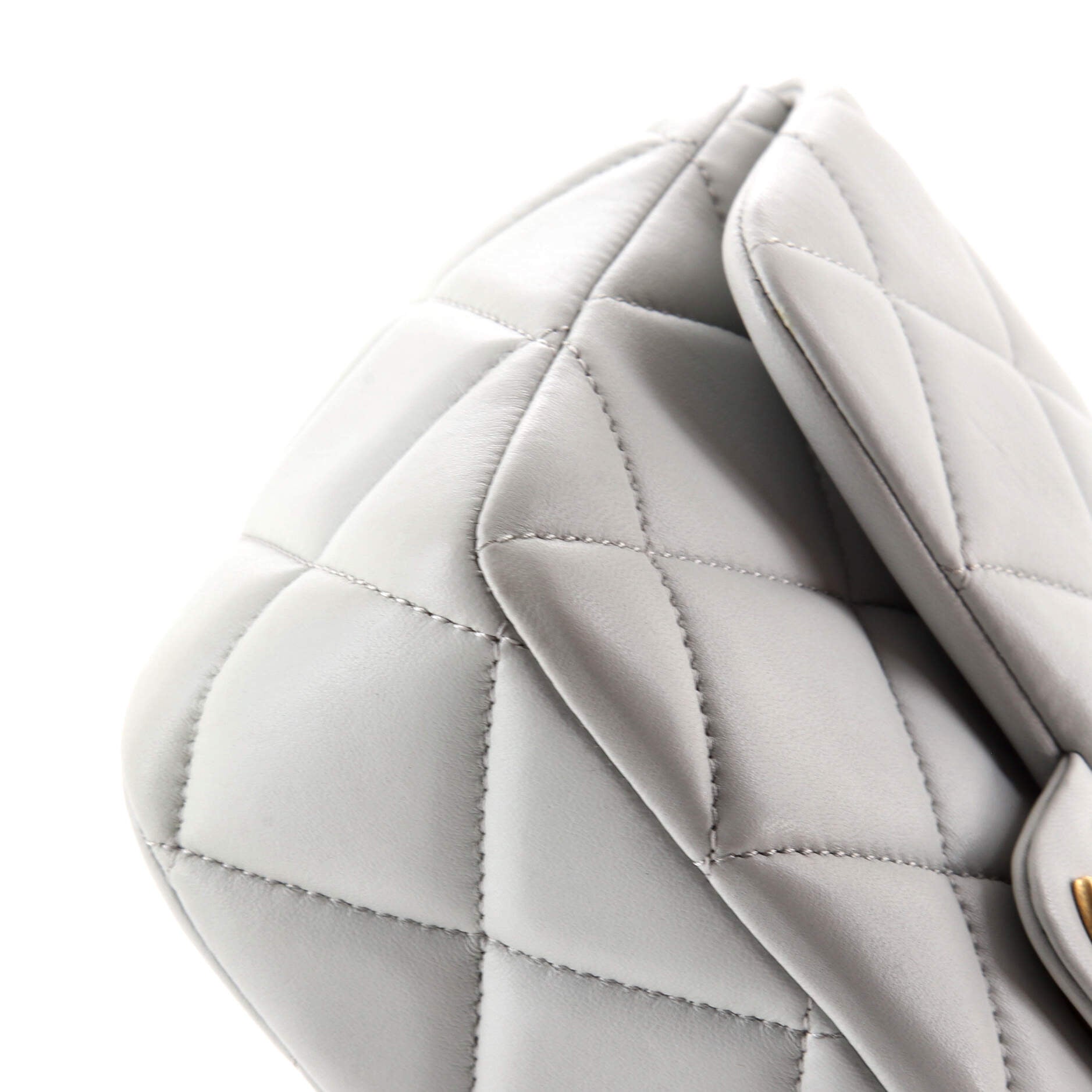 Charm Me Square Flap Bag Quilted Lambskin Mini