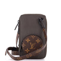 Phone Box Bag Taiga Leather with Monogram Canvas