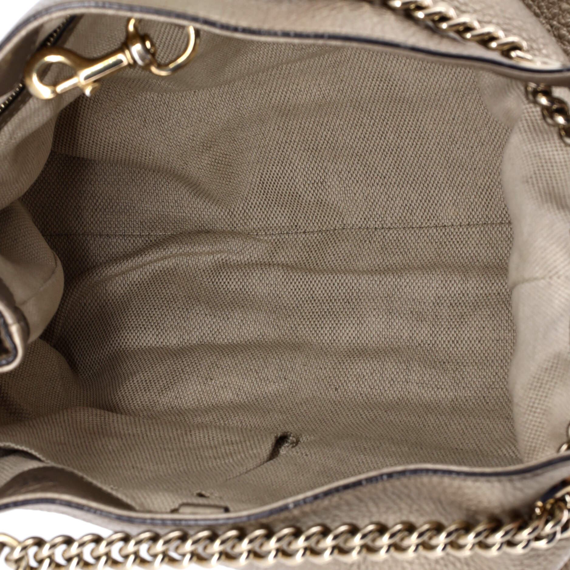 Soho Chain Strap Shoulder Bag Leather Medium