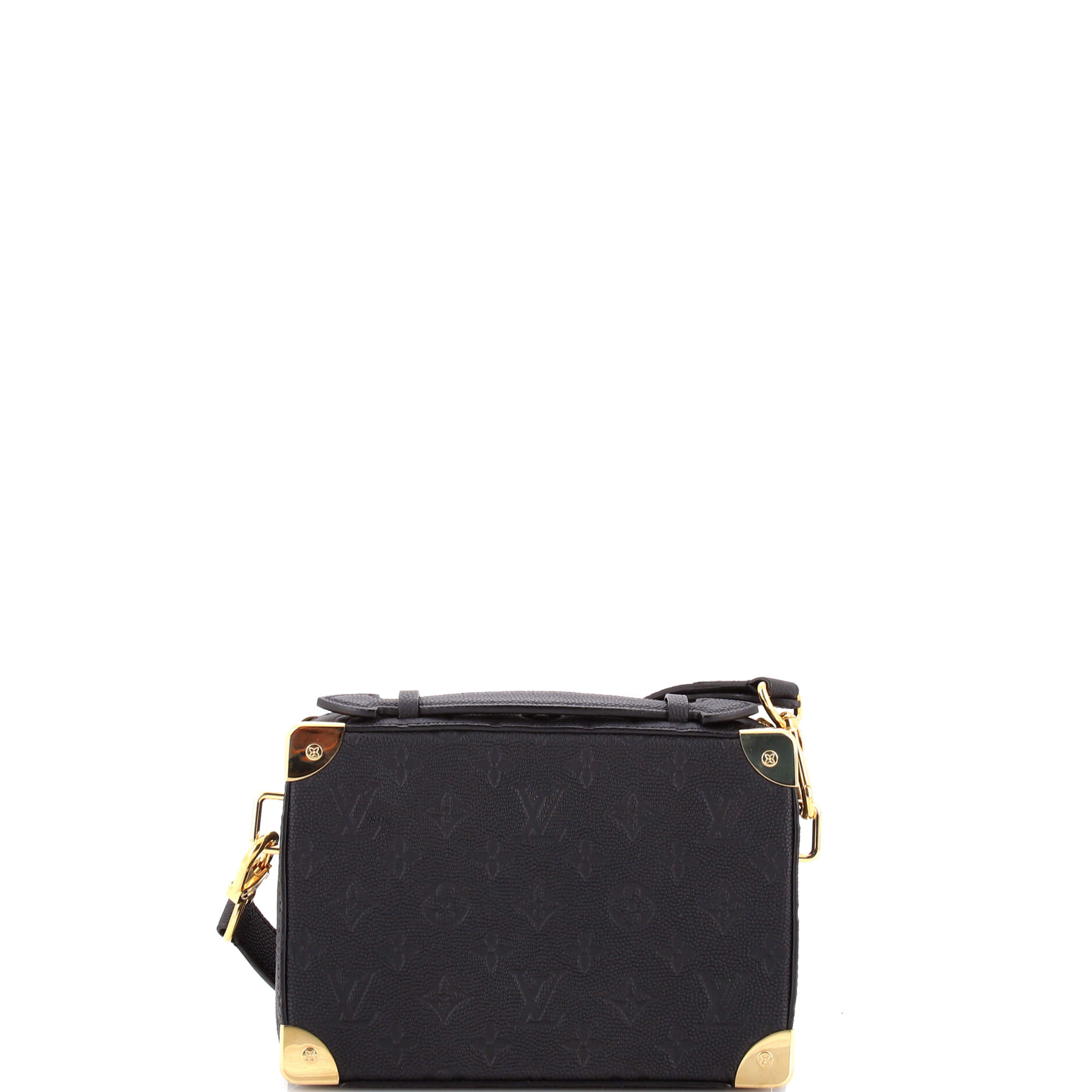 x NBA Handle Trunk Bag Monogram Embossed Leather