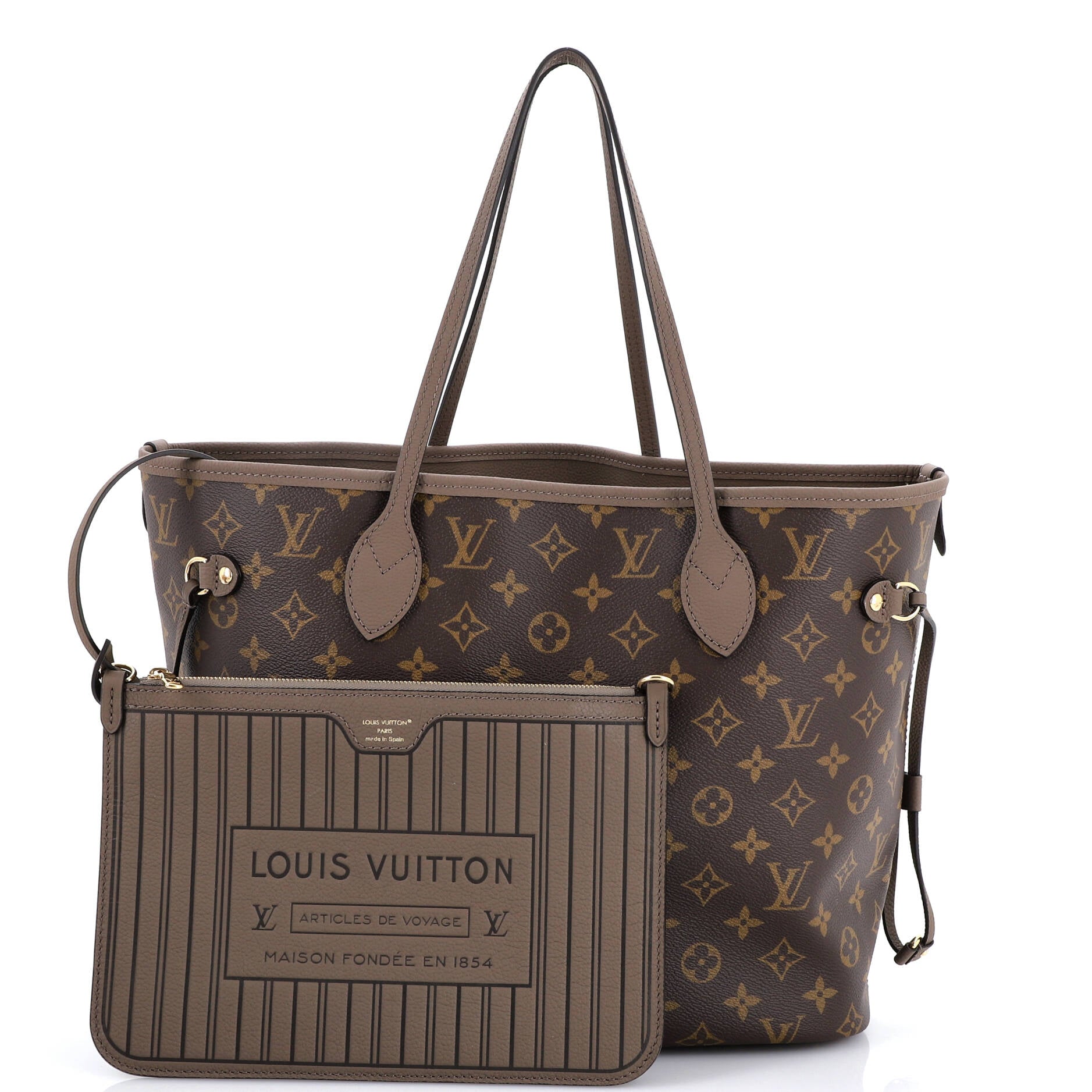 Neverfull Inside Out Monogram Canvas and Leather MM