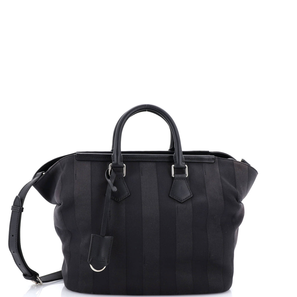 Frame Convertible Satchel Pequin Canvas Medium