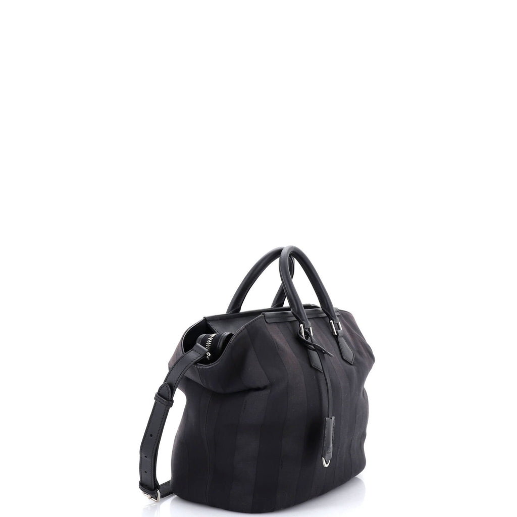 Frame Convertible Satchel Pequin Canvas Medium