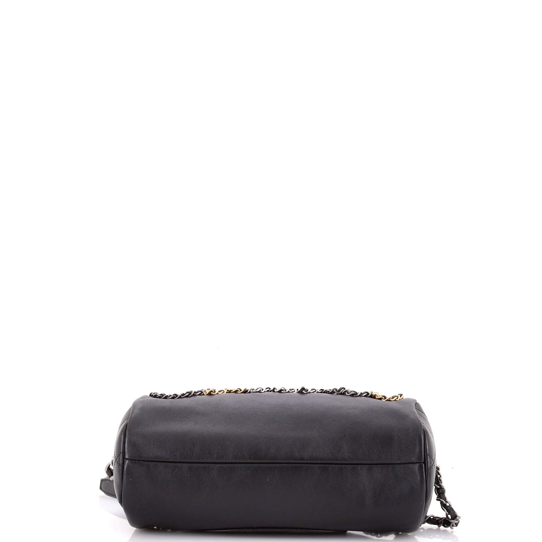 Chain Signe Bowling Bag Calfskin Small