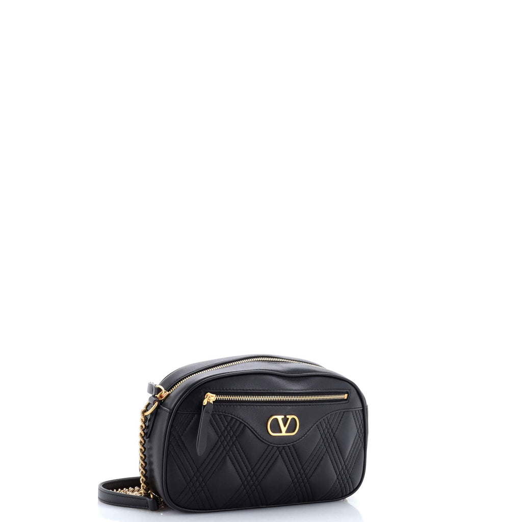 Quiltie 67 Camera Bag Quilted Leather Small