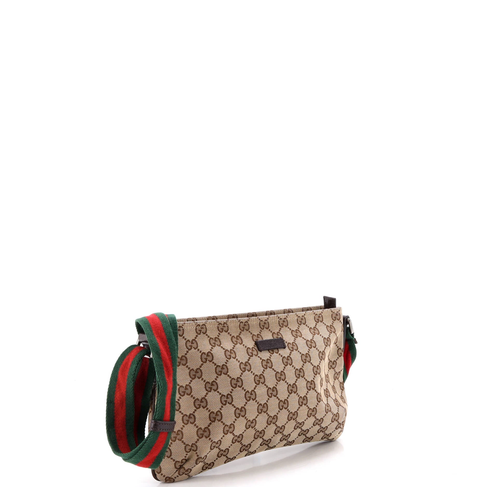 Web Strap Messenger Bag GG Canvas Small