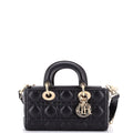 Lady D-Joy Bag Cannage Quilt Lambskin Small