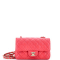 Classic Single Flap Bag Quilted Caviar Mini