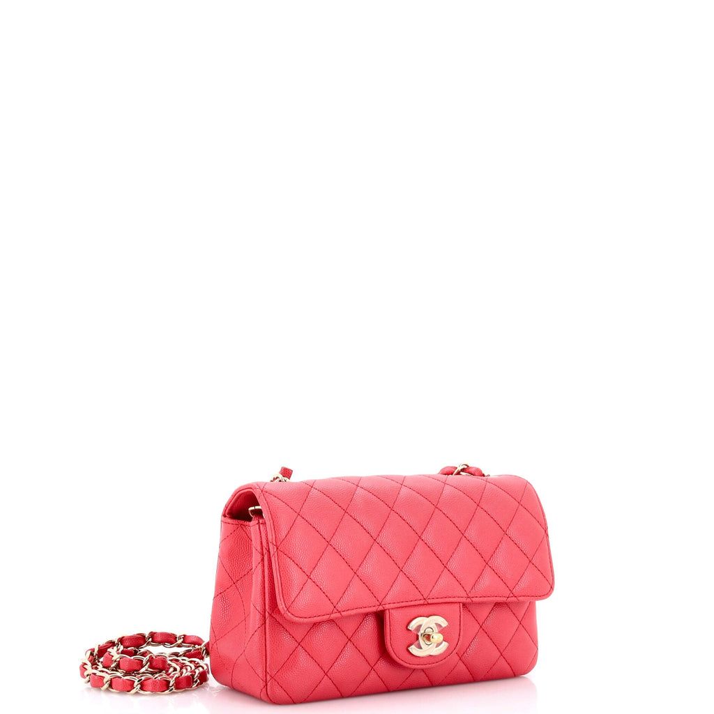 Classic Single Flap Bag Quilted Caviar Mini