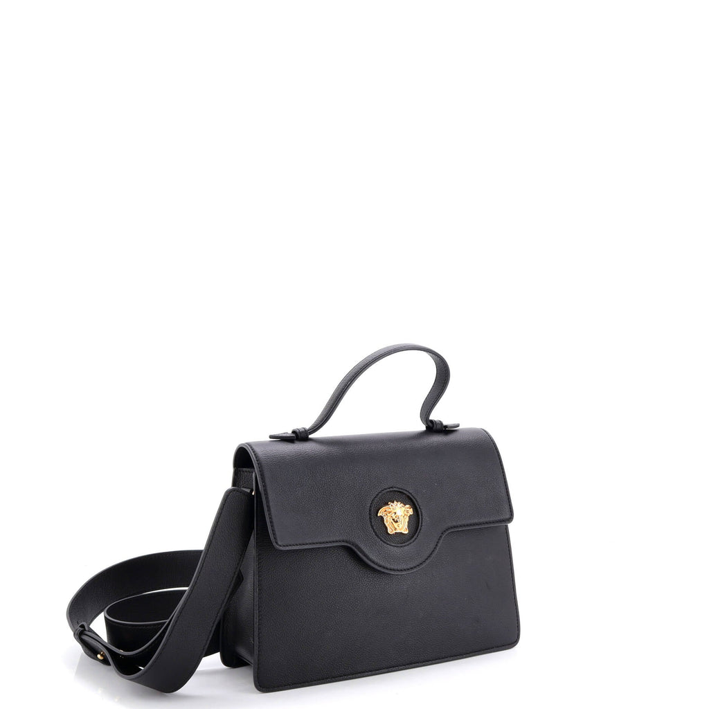 La Medusa Top Handle Tote Bag Leather