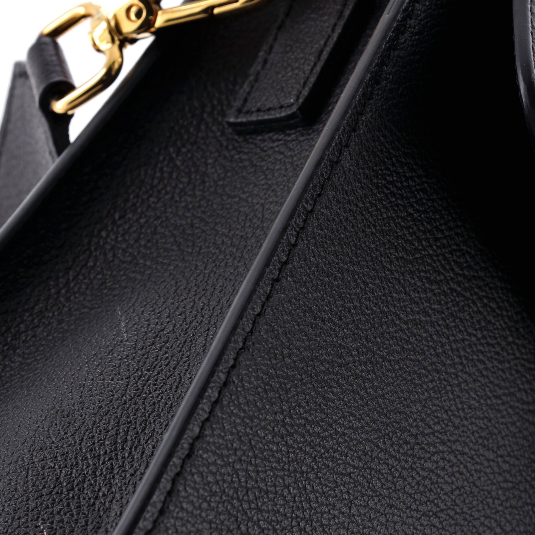 La Medusa Top Handle Tote Bag Leather