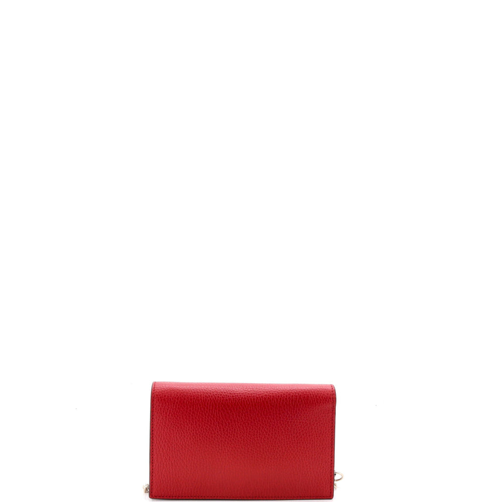 Interlocking Wallet on Chain Leather