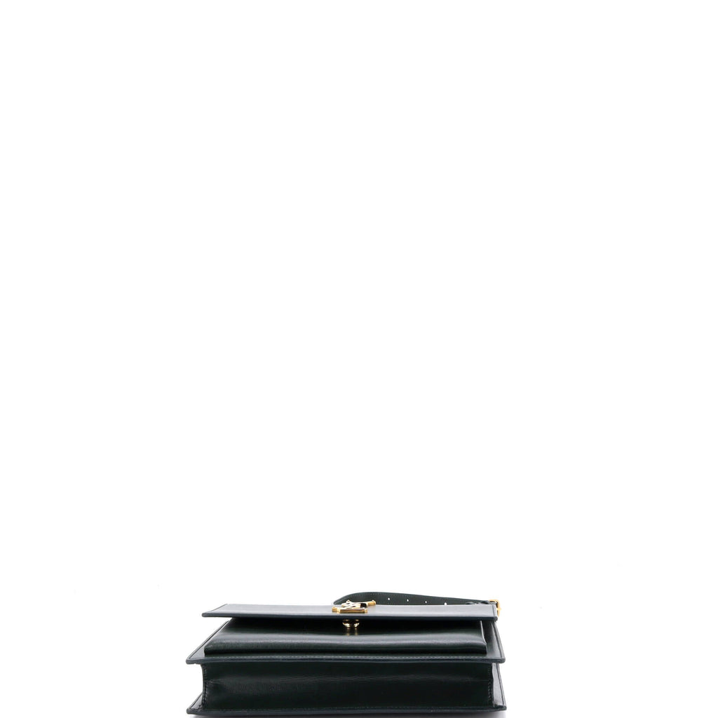 Sunset Top Handle Shoulder Bag Leather Medium