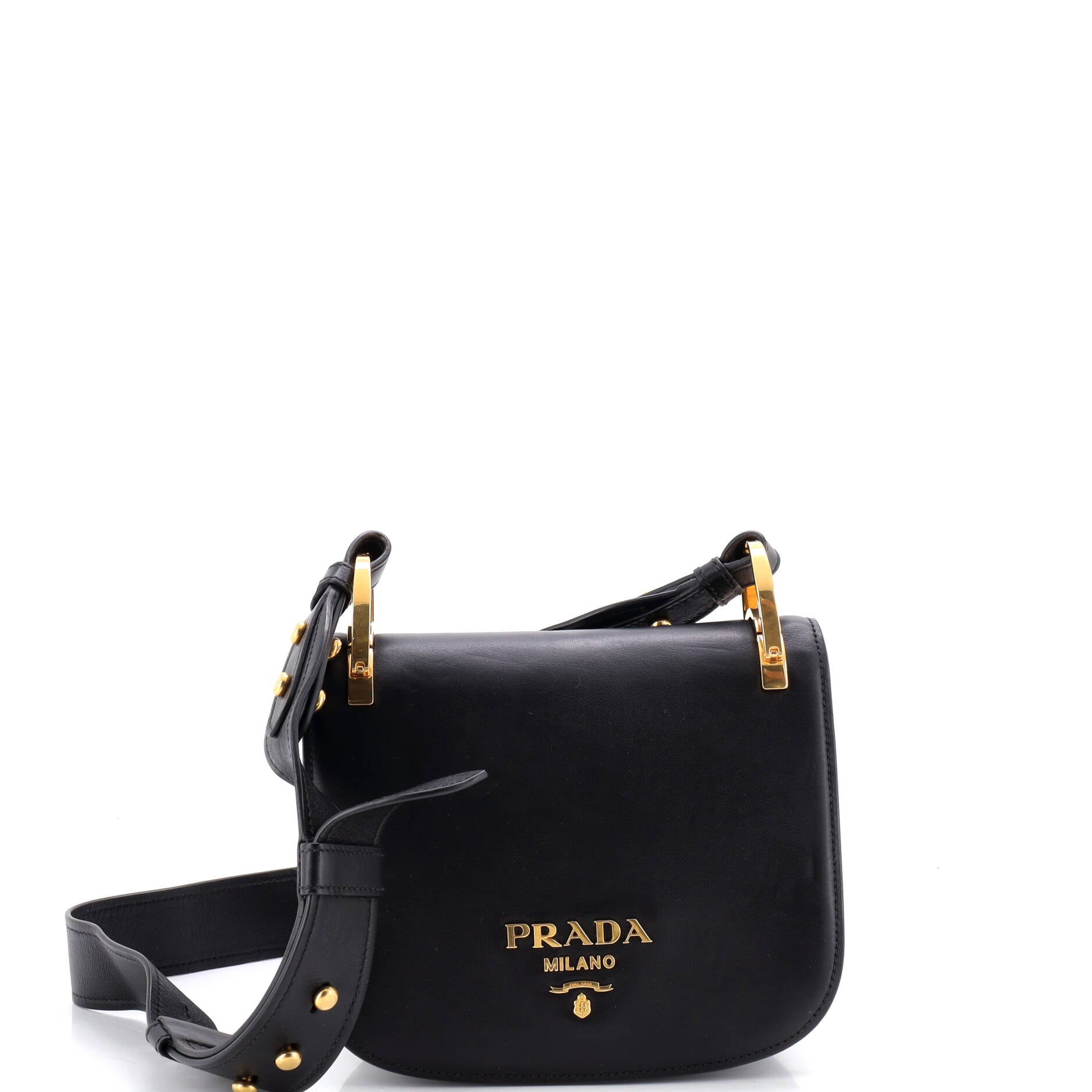 Pionniere Saddle Crossbody Bag City Calfskin Small