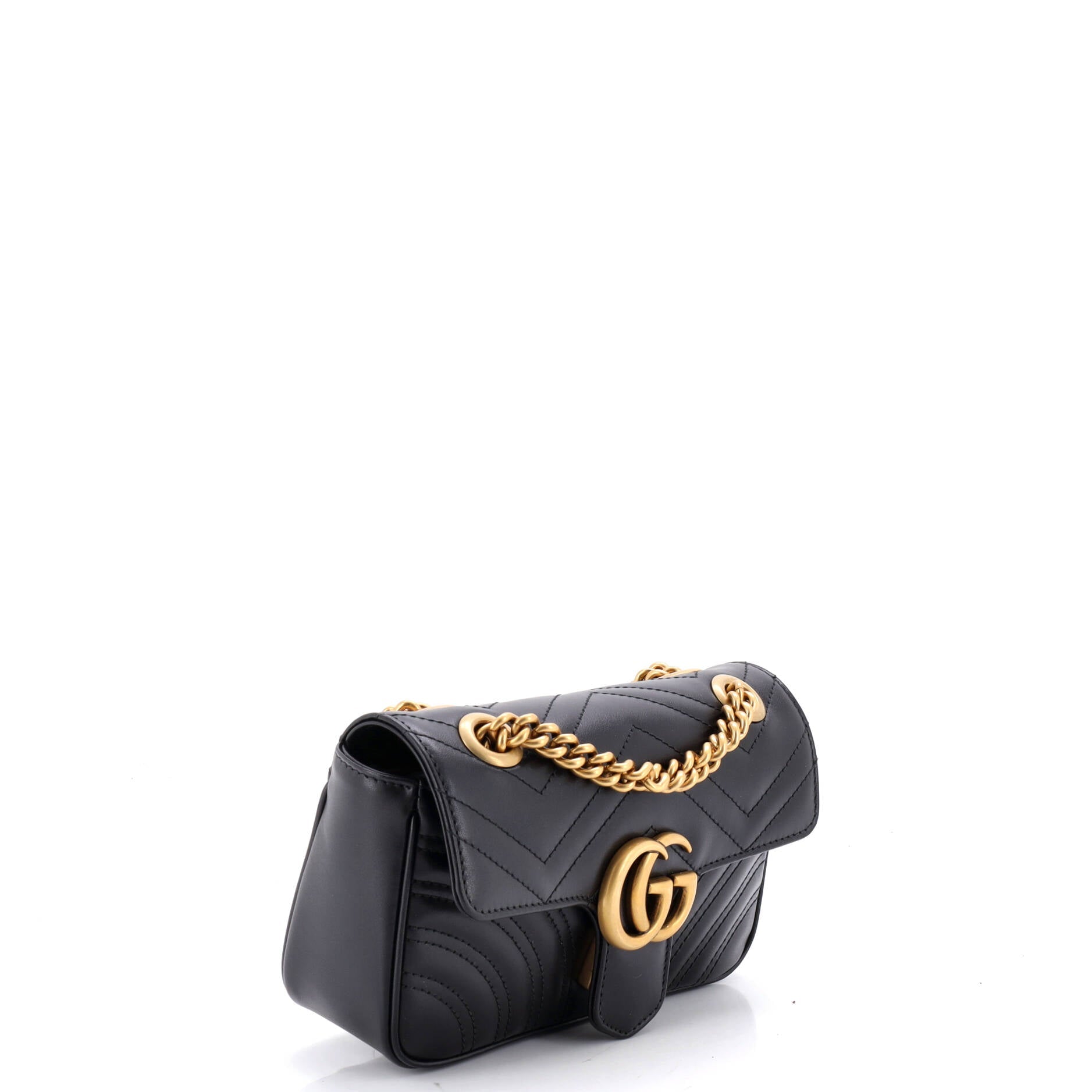 GG Marmont Flap Bag Matelasse Leather Mini
