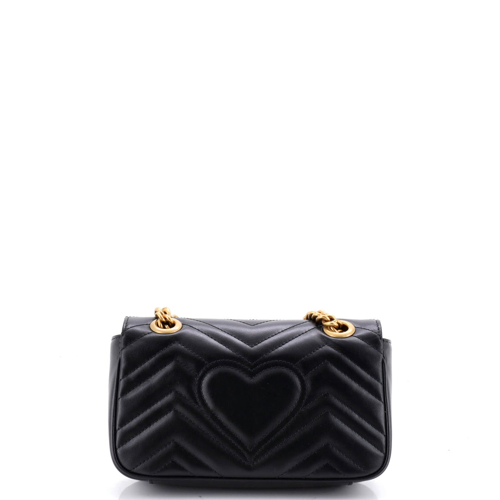 GG Marmont Flap Bag Matelasse Leather Mini