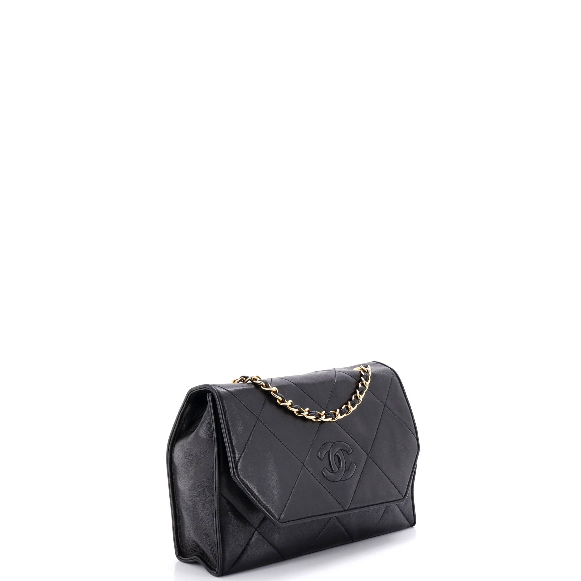 Vintage Classic Single Flap Bag Quilted Lambskin Small