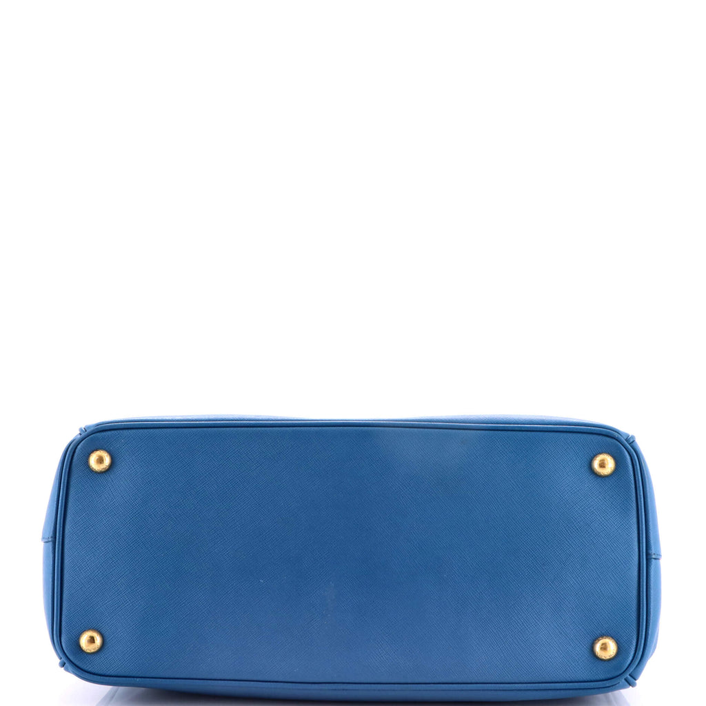 Double Zip Lux Tote Saffiano Leather Medium