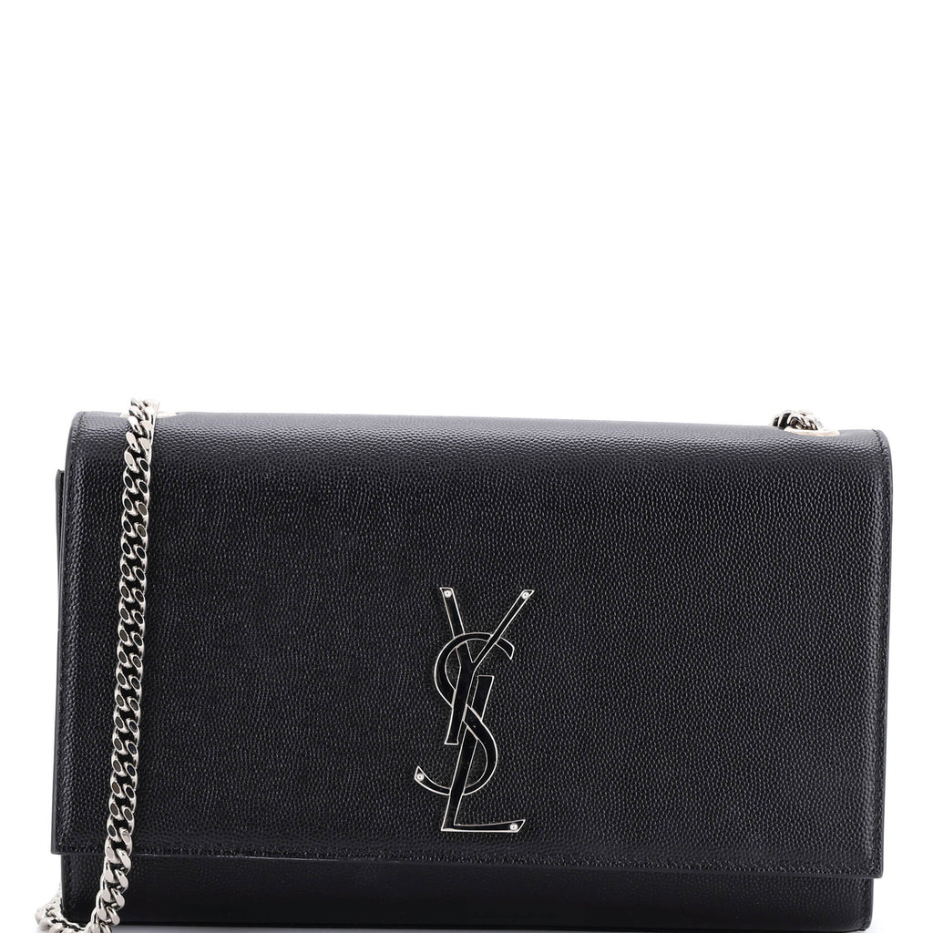 Classic Monogram Crossbody Bag Grainy Leather Medium