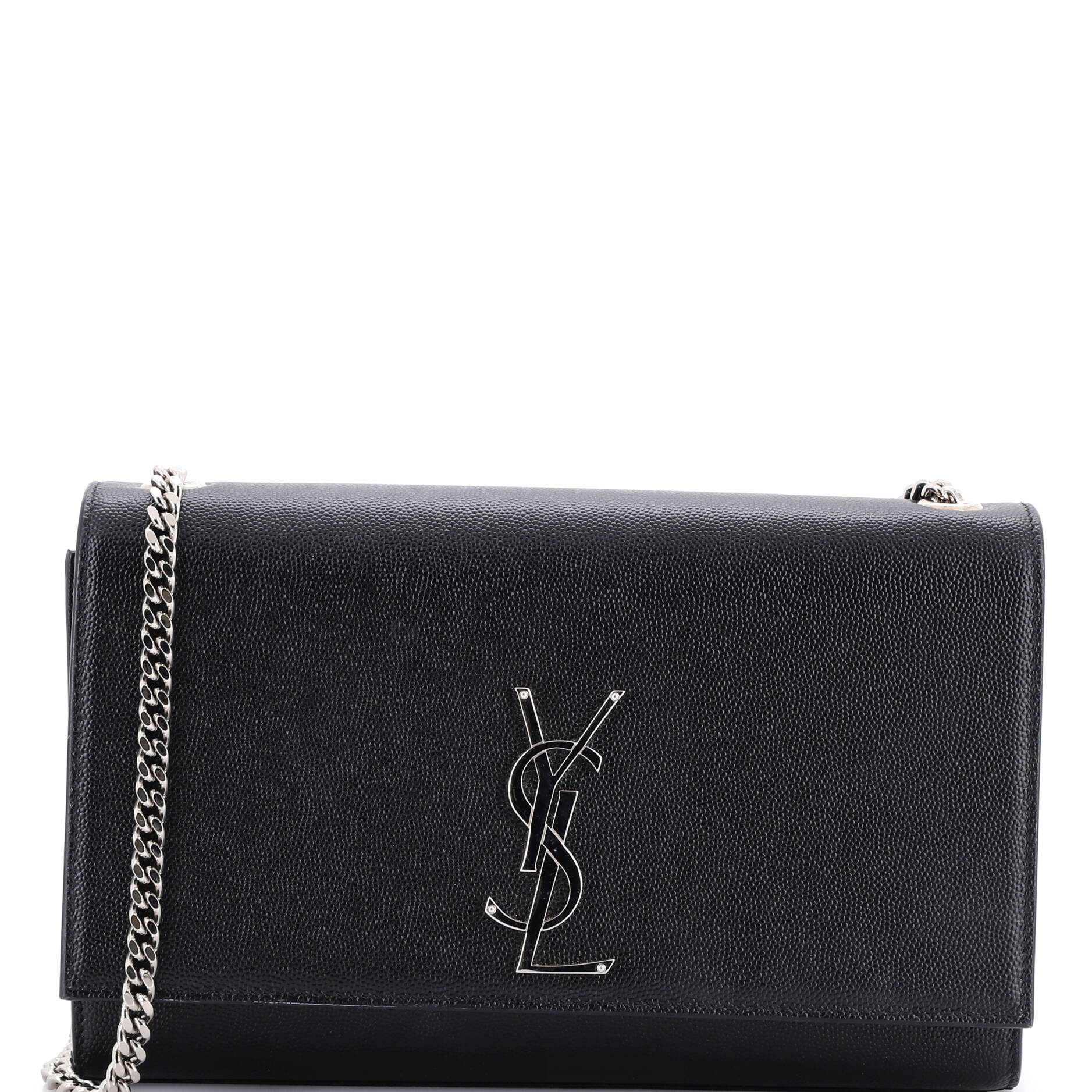 Classic Monogram Crossbody Bag Grainy Leather Medium