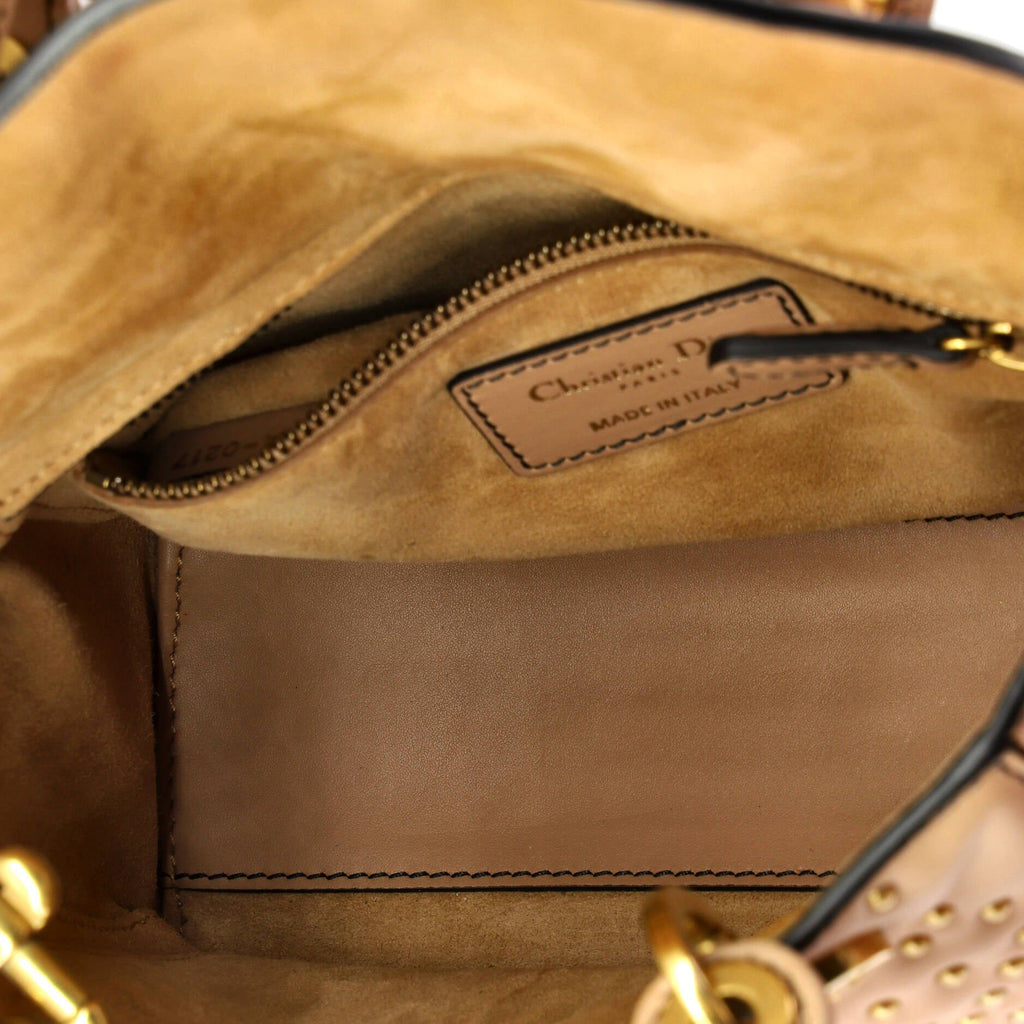Supple Lady Dior Bag Cannage Studded Lambskin Small