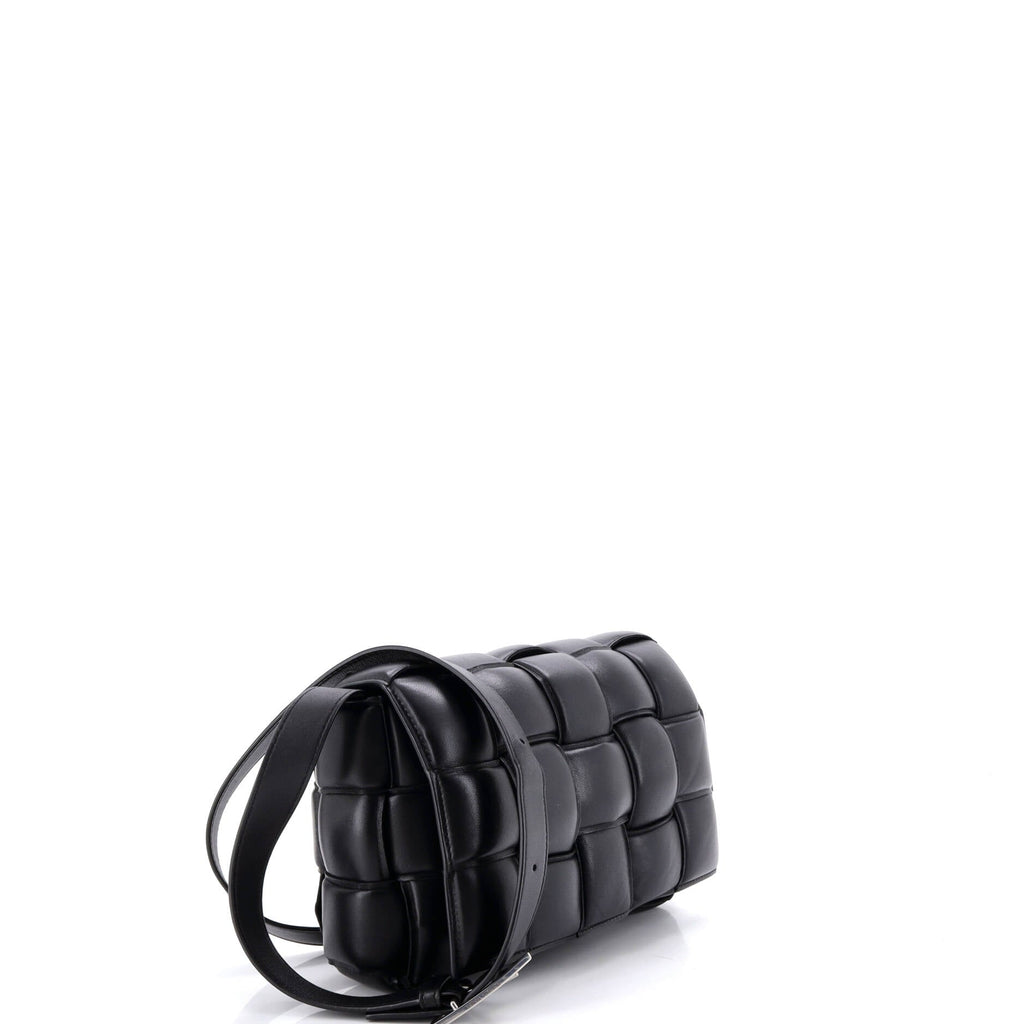 Cassette Crossbody Bag Maxi Intrecciato Leather Small