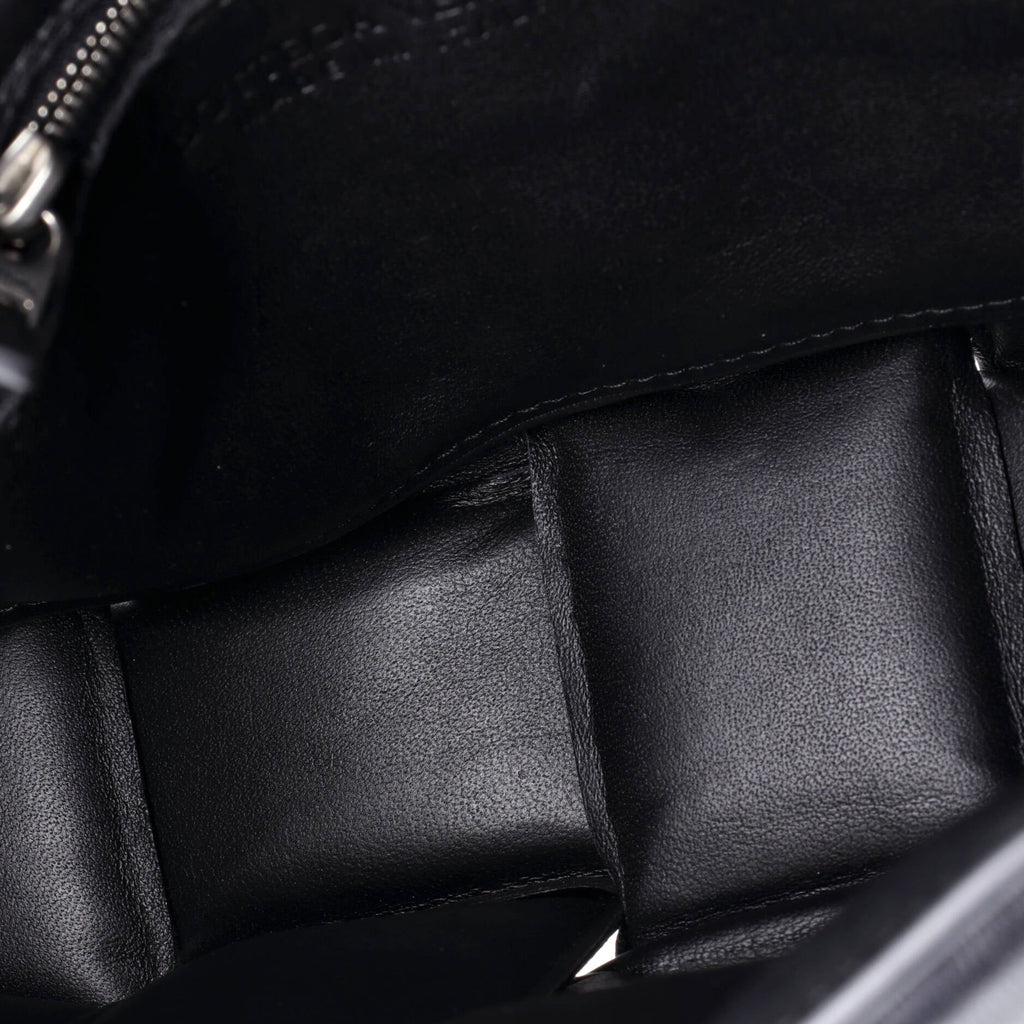 Cassette Crossbody Bag Maxi Intrecciato Leather Small