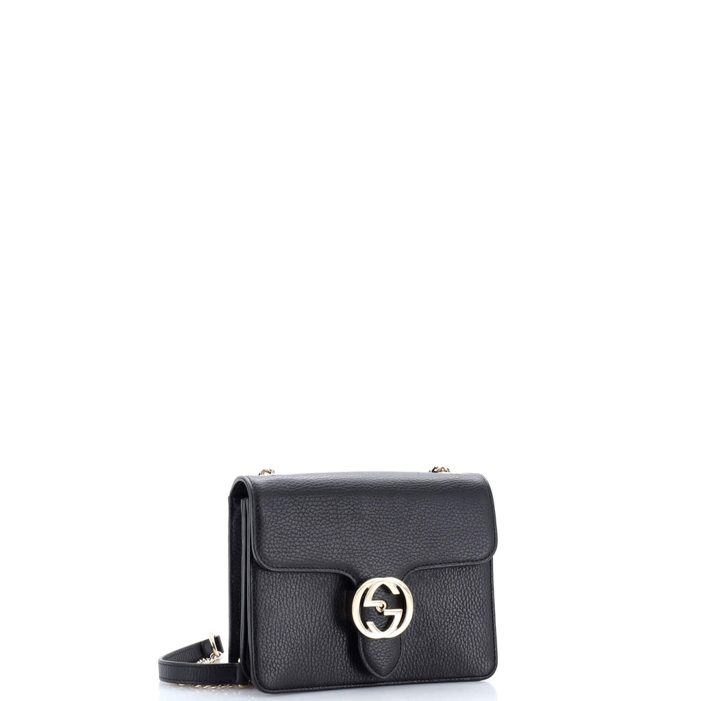 Interlocking Shoulder Bag Leather Small