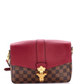 Clapton Handbag Damier and Leather PM