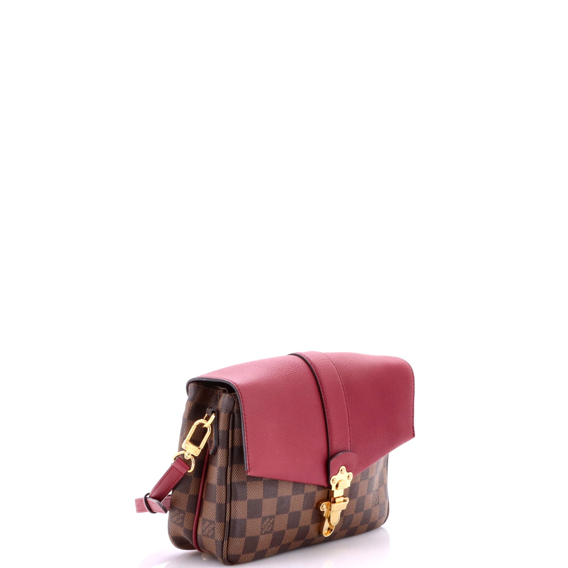Clapton Handbag Damier and Leather PM