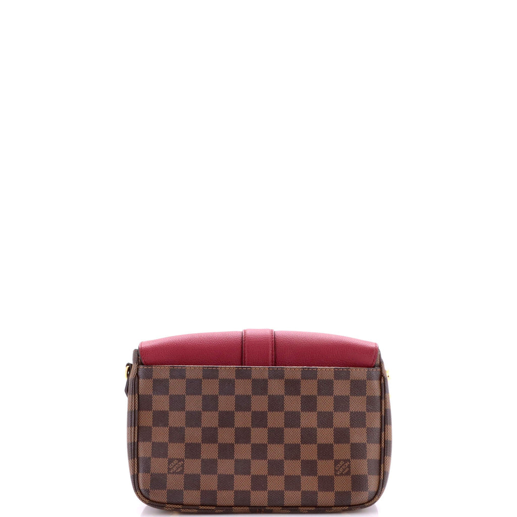 Clapton Handbag Damier and Leather PM
