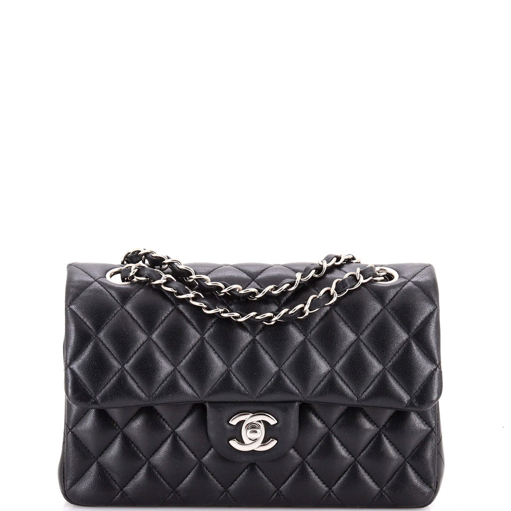 Classic Double Flap Bag Quilted Lambskin Small