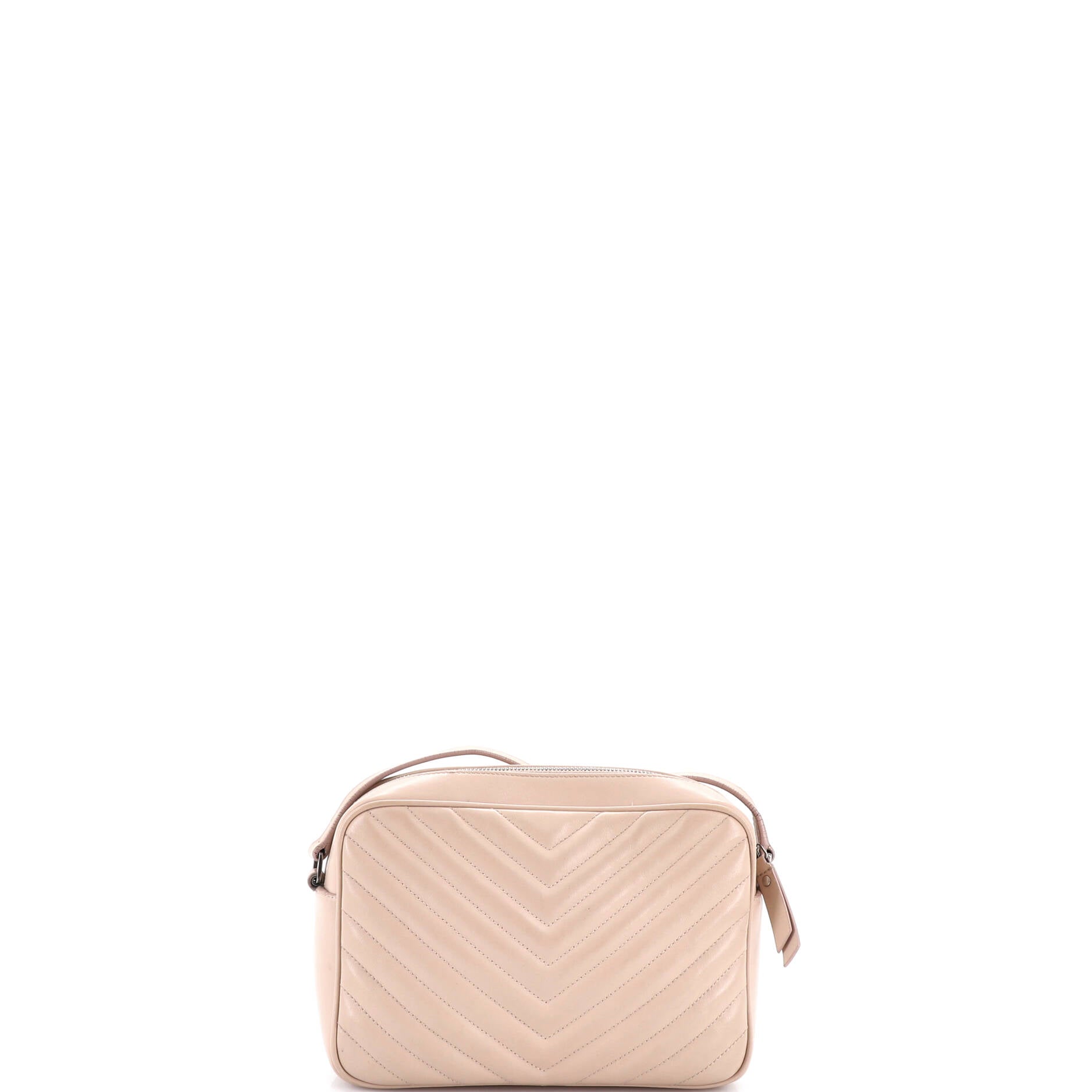 Lou Camera Bag Matelasse Chevron Leather Small