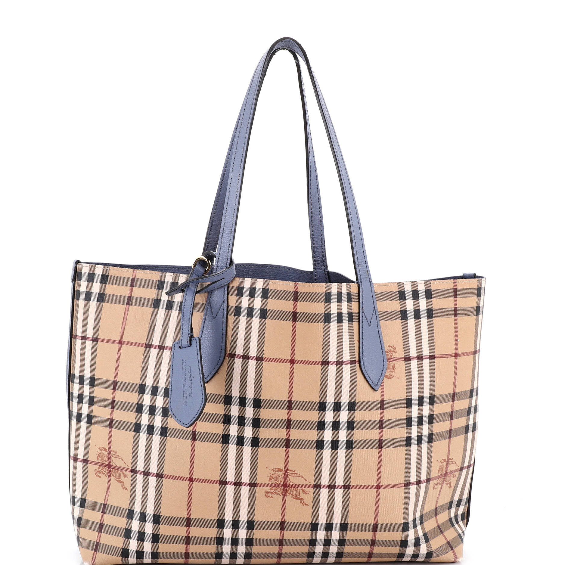Reversible Tote Haymarket Coated Canvas and Leather Medium