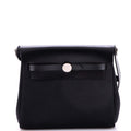 Herbag Zip Toile and Leather 20
