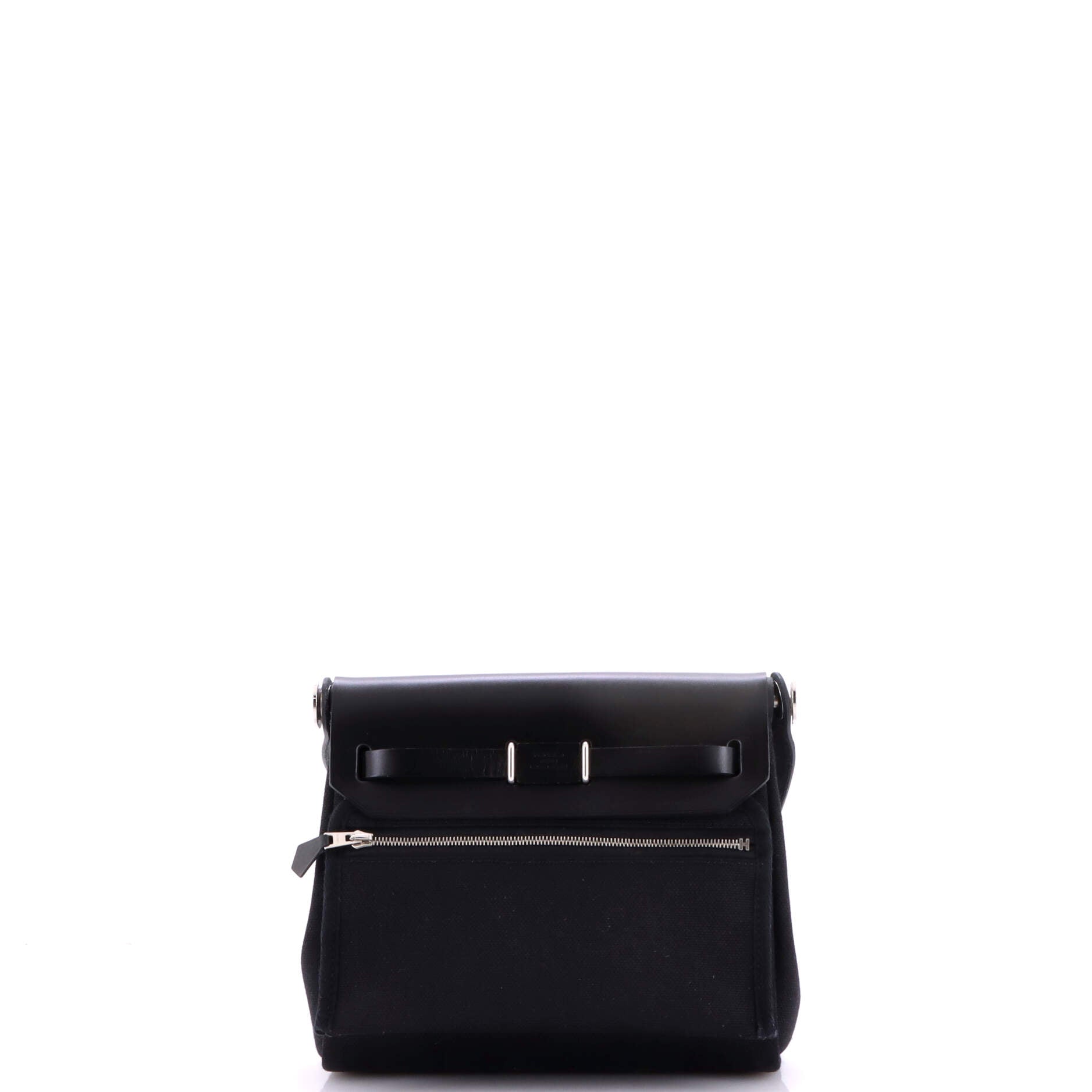 Herbag Zip Toile and Leather 20