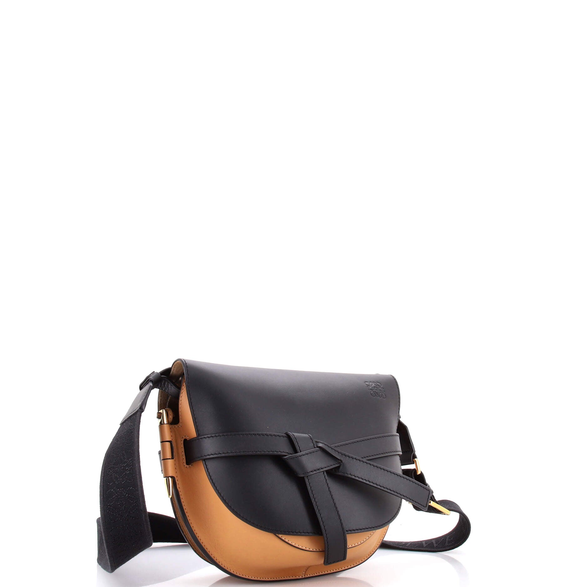 Gate Dual Shoulder Bag Leather Small
