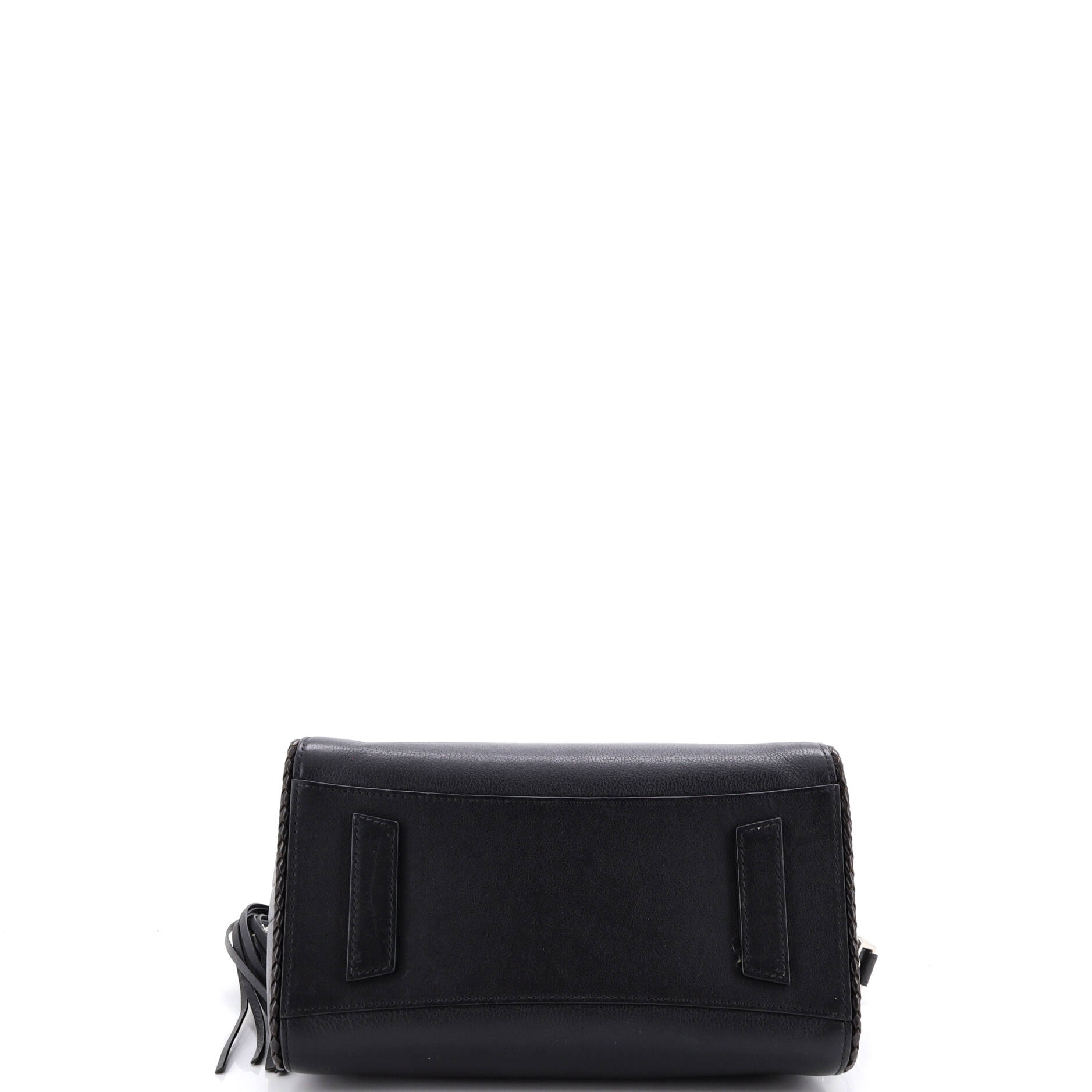 Antigona Bag Leather with Woven Detail Small